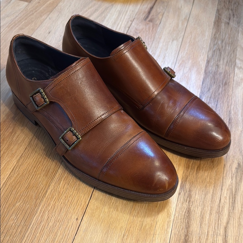 Cole Haan Double Monk Strap Grand.0S Dress Shoes